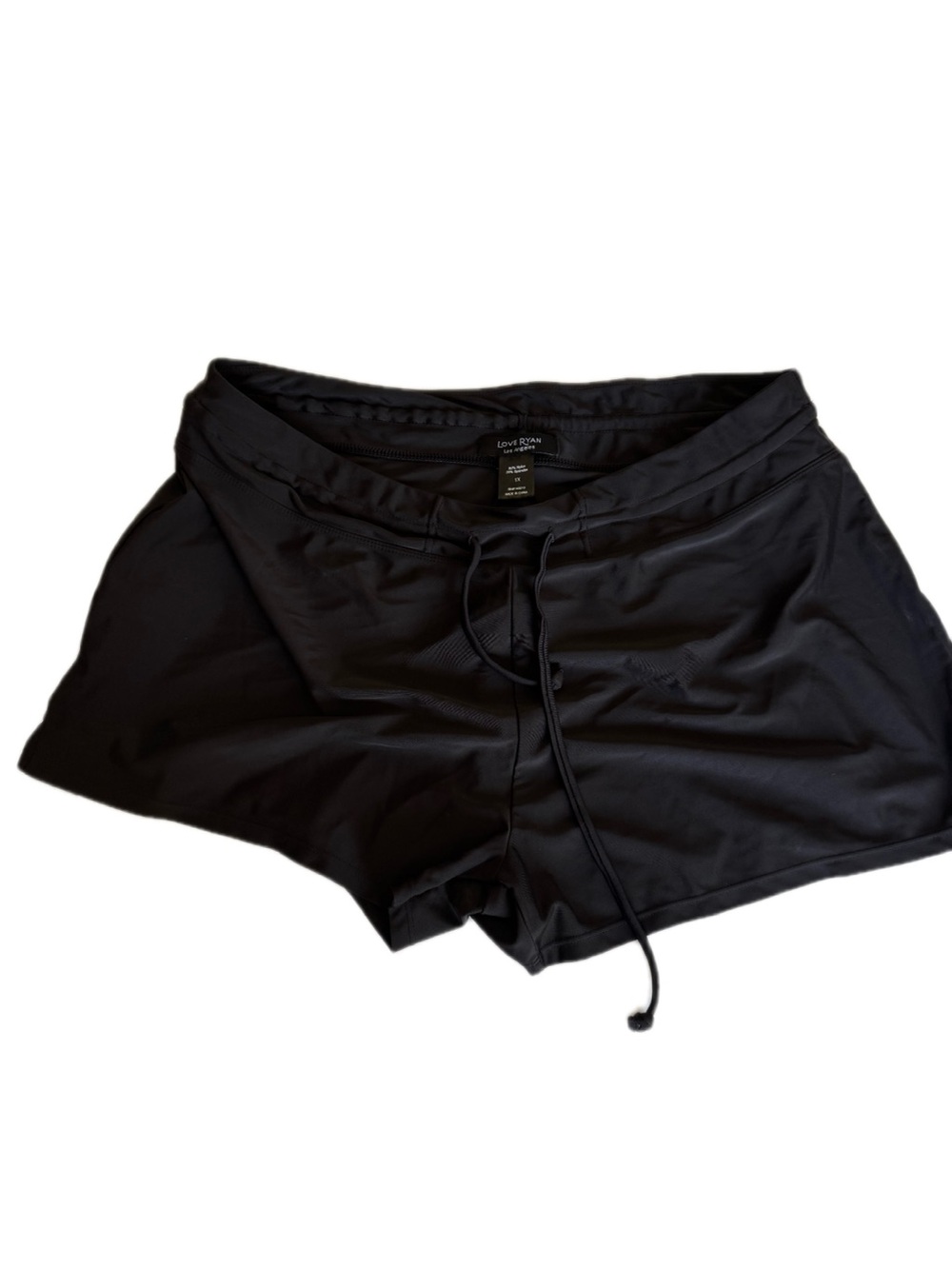 Black Women’s Athletic Drawstring Performance Shorts